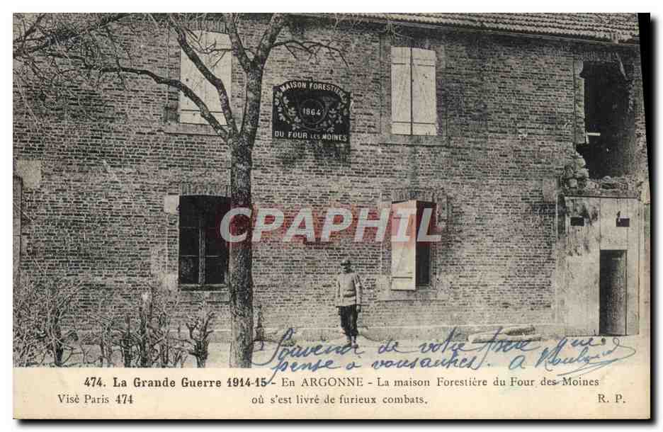 CPA Foret En Argonne La maison forestiere du Four des moines 