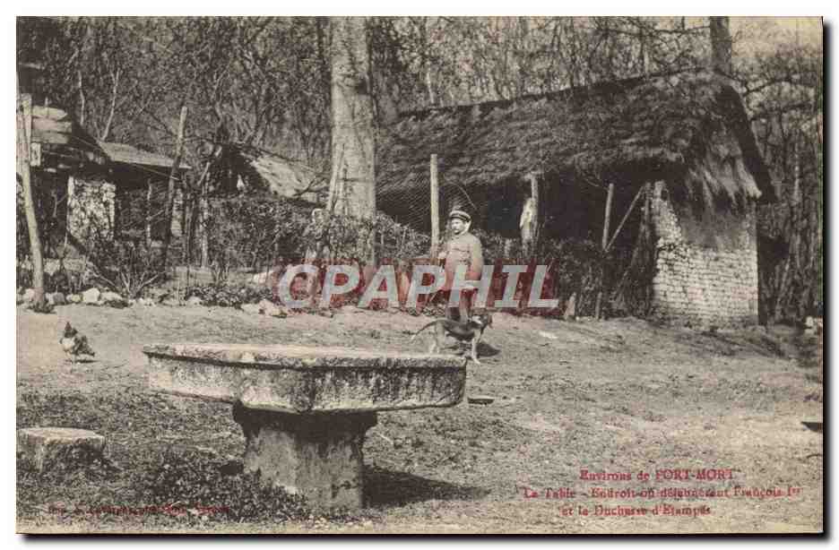 Environs de FORT-MORE - La Table - Boudrois-on déléguant Franchou 1er et la Duchesse d'Étampes