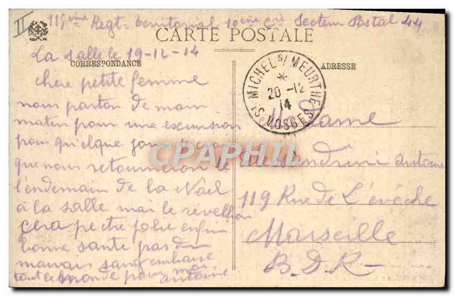 CPA Foret Vallee de Celles Au lac de la Maix Entre Vexaincourt et la Maison forestiere de PRave — Rückseite