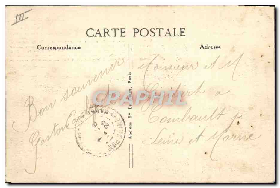 Le Havre — Le Transatlantique "France" — G. F. Le Havre — Reverso