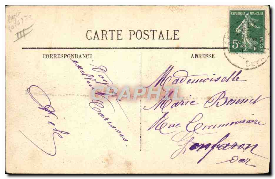 La "France" — navire de la Société Générale de Transports Maritimes — Éditeur B. L. — Reverso