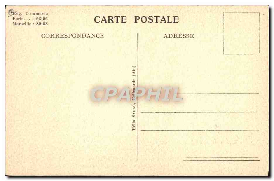 Paquebot à 2 hélices "FORMOSA" — Ligne rapide Marseille, Dakar, Brésil, Plata — Société Générale de Transports Maritimes à Vapeur, Marseille — Verso