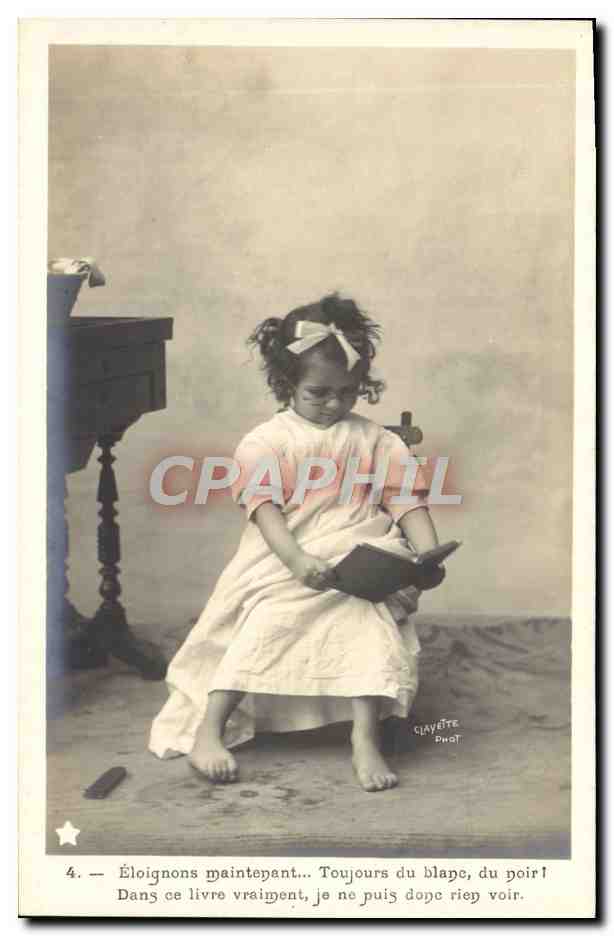 CPA Fantaisie Enfant Lunettes