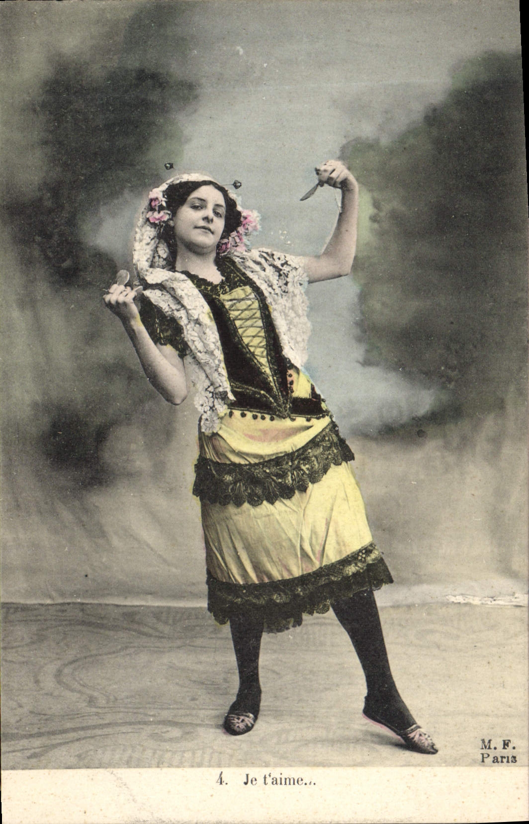 CPA Fantaisie Femme