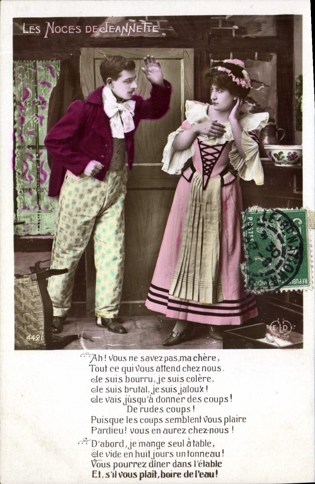 Jeannettes Hochzeit — Theater Szene — Verlag République Française, Nr. 4421