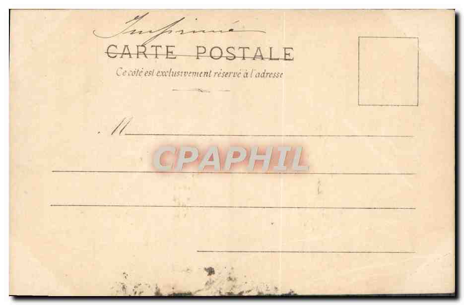 CPA Fantaisie Femme — Verso