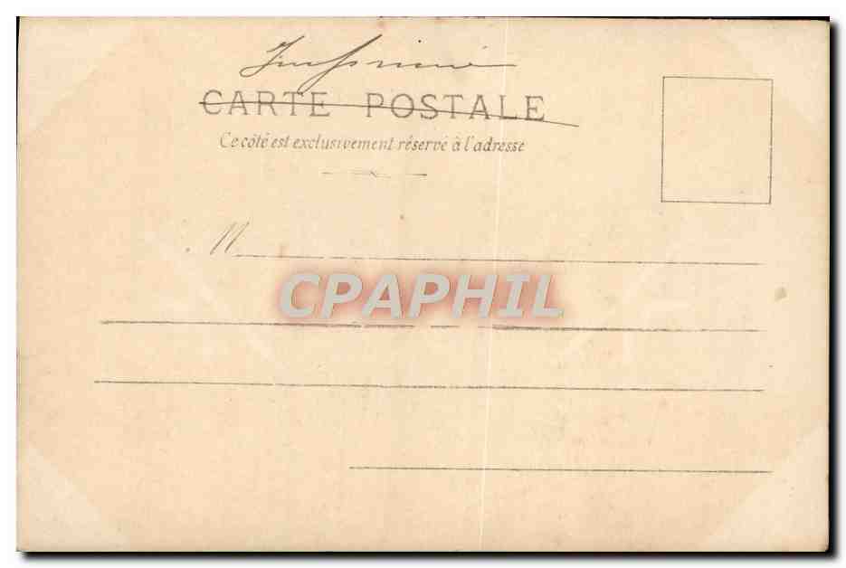 Jeune couple dans un décor de forêt — scène amoureuse — Kunzli Frères, Paris, n° ST 335 — Verso
