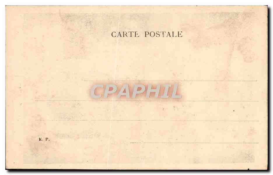 CPA Fantaisie Femme La plage — Rückseite