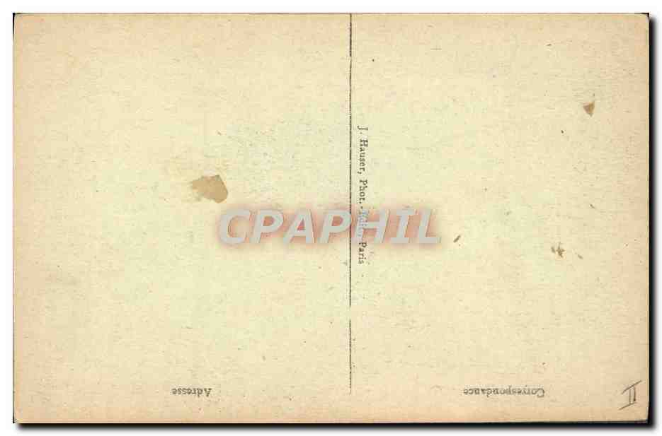 CPA Ours Paris Jardin des Plantes Ours Blanc de Siberie Russie Russia — Rückseite