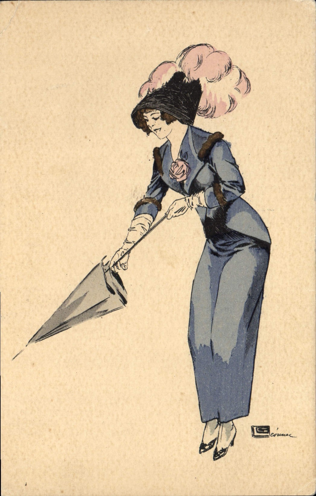 CPA Fantaisie Illustrateur Leonnec