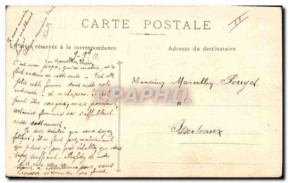 CPA Fantaisie Illustrateur Femme Leonnec — Rückseite
