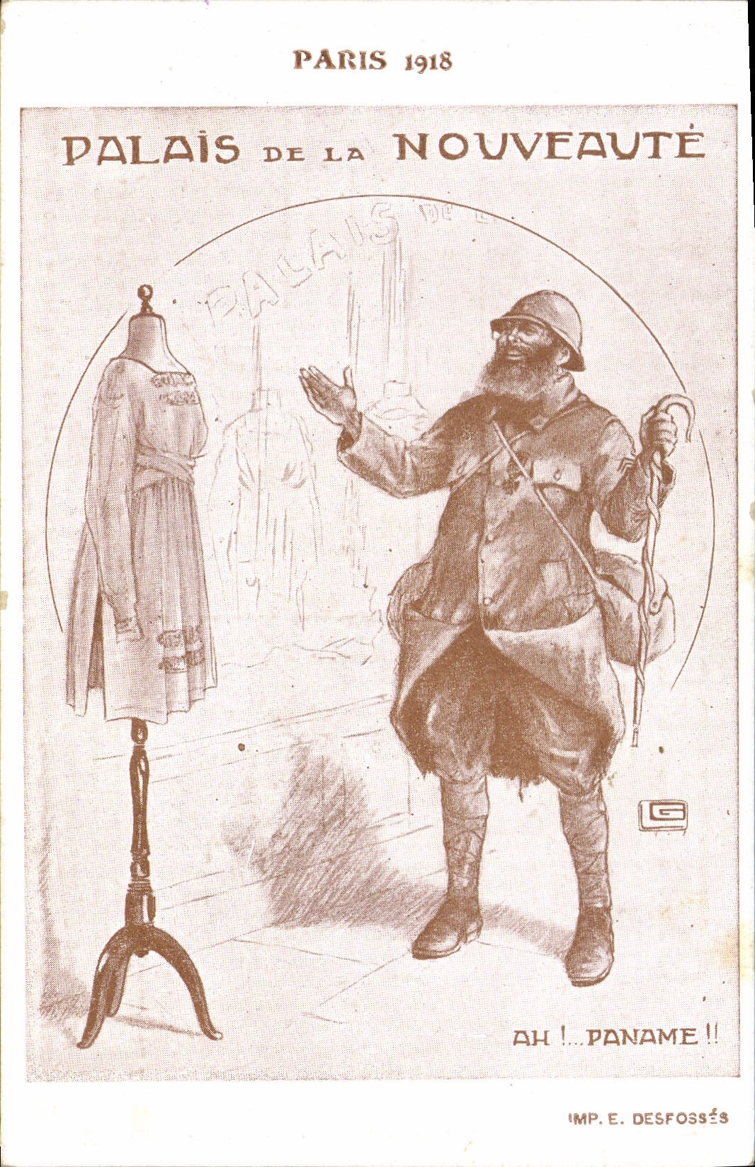 Paris 1918 — Palais de la Nouveauté — Imp. E. Desfossés