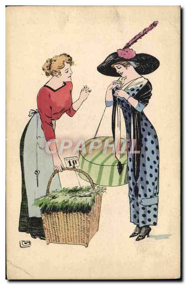 CPA Fantaisie Illustrateur Leonnec Femme