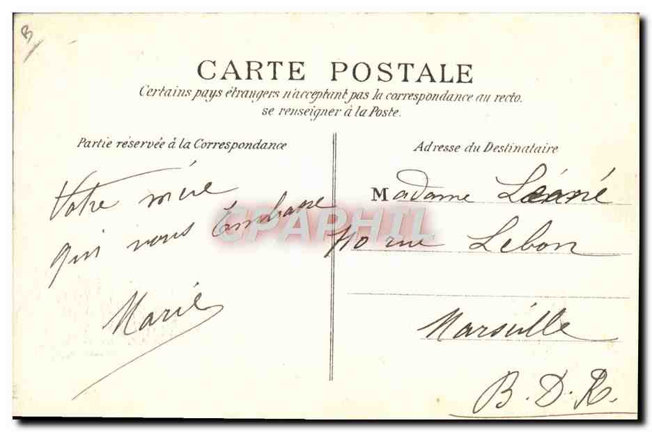 CPA Fantaisie Illustrateur Lafon Femme La jupe culotte A la Sebasto Cigarette Tabac — Rückseite