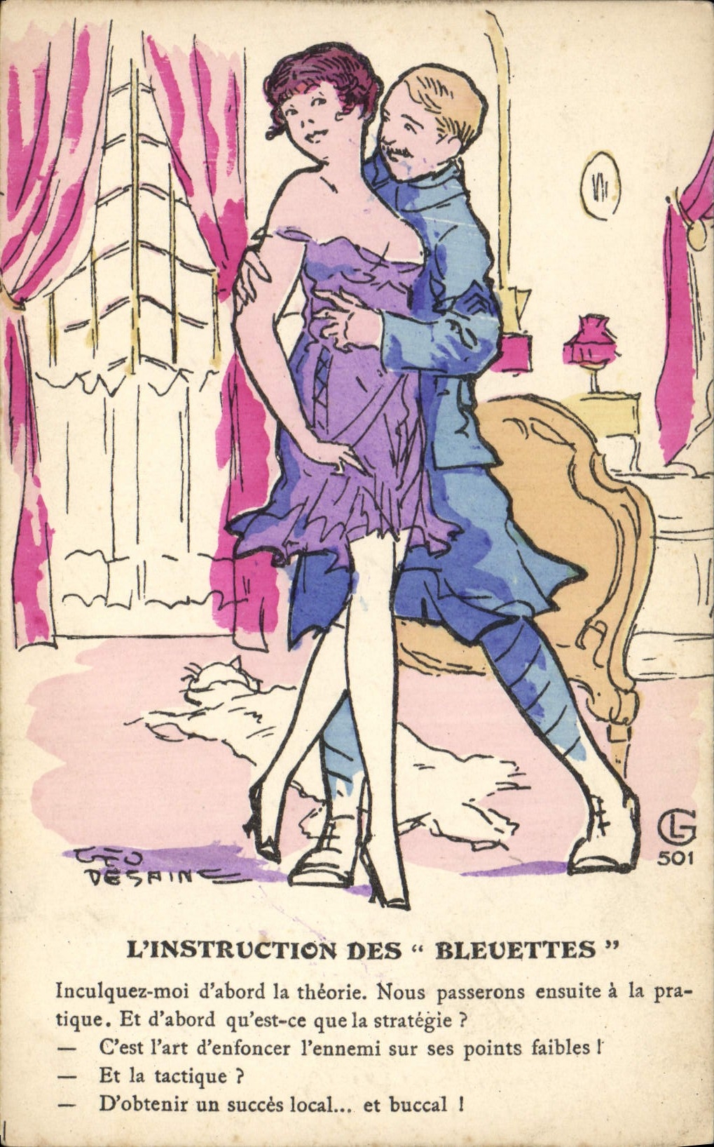 L'instruction des « Bleuette » — Geo Desaine, n° 501