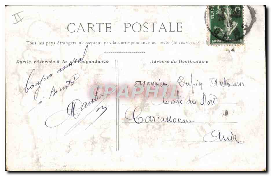 Nos Artilleurs — Un Élève au Conservatoire — Éditeur E.A. FAKKS, n° 206 — Verso