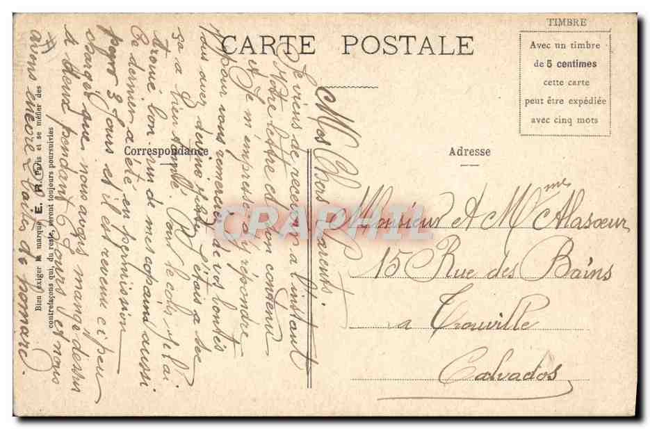 Scènes militaires — En bascule — E.R., Paris, Modèle déposé n° 14877 — Reverso
