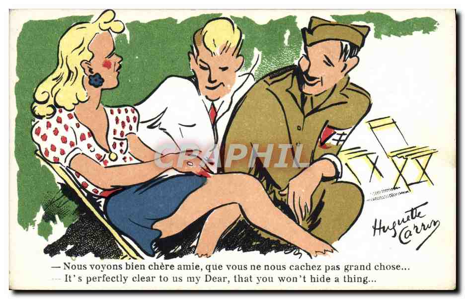 CPA Fantaisie Militaria 