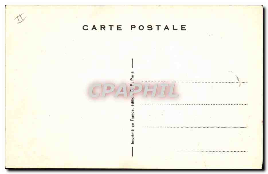 CPA Fantaisie Militaria Retour de perm  — Back