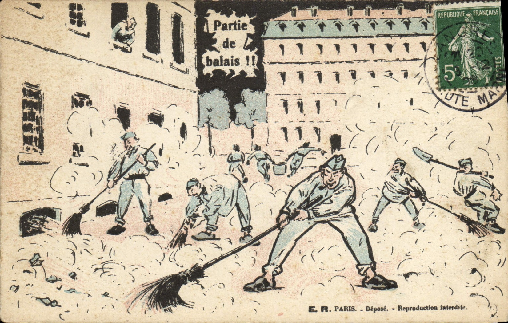 Partie de balais ! — Paris — E.R. Paris