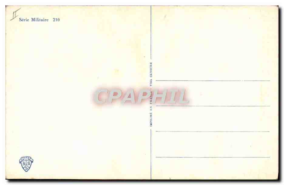 Accord parfait — Soldats alliés britannique et français — Série Militaire 210 — Reverso