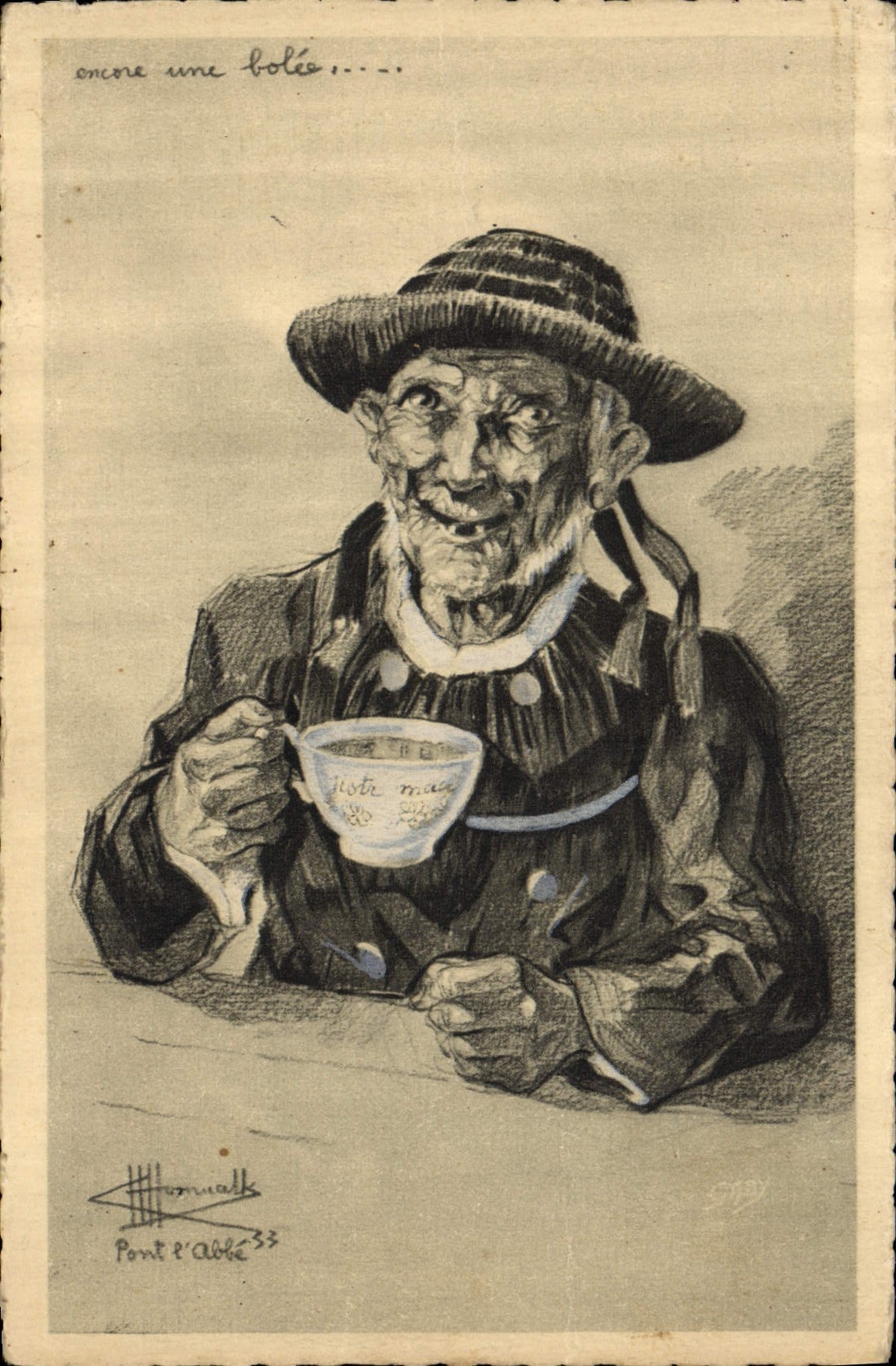 CPA Charles Homualk Pont L'Abbe Folklore