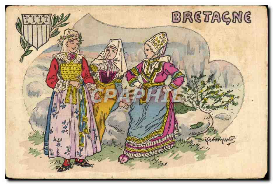 CPA Bretagne Folklore