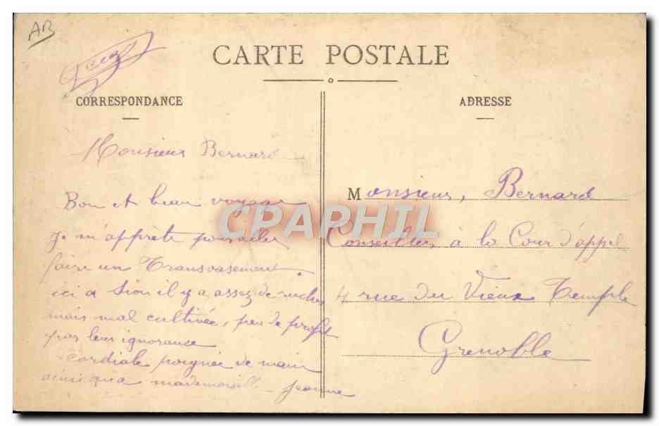 CPA Bretagne La bolee de cidre monumentale Folklore — Verso