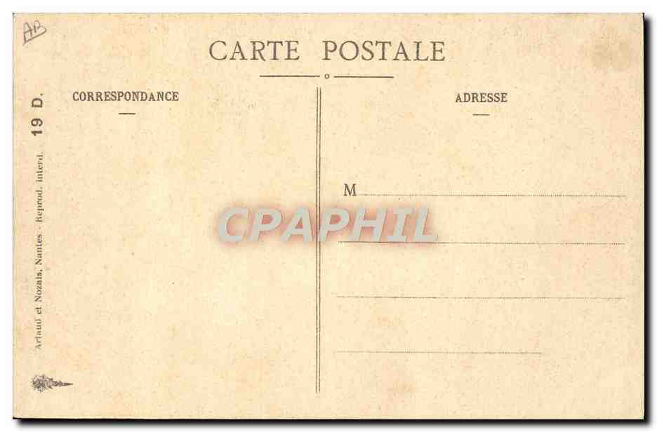 CPA Bretagne Enfin seuls Folklore — Verso