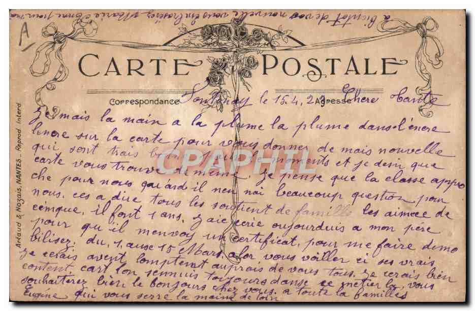 La Bretagne — Jeunes époux, il faut lit-clos solide — série 69 — Verso