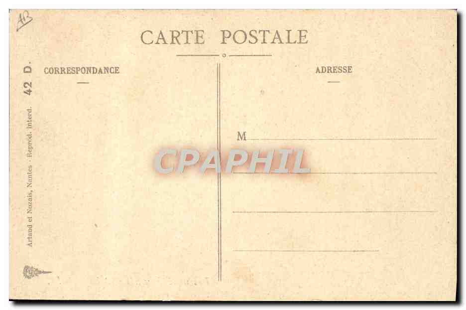 CPA Bretagne Les nouveaux nes sont baptises Folklore — Verso