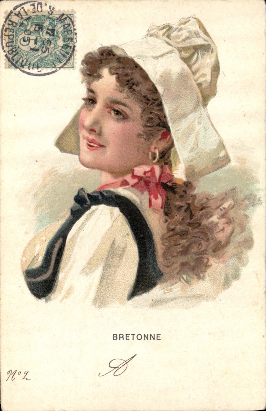 CPA Bretonne Folklore