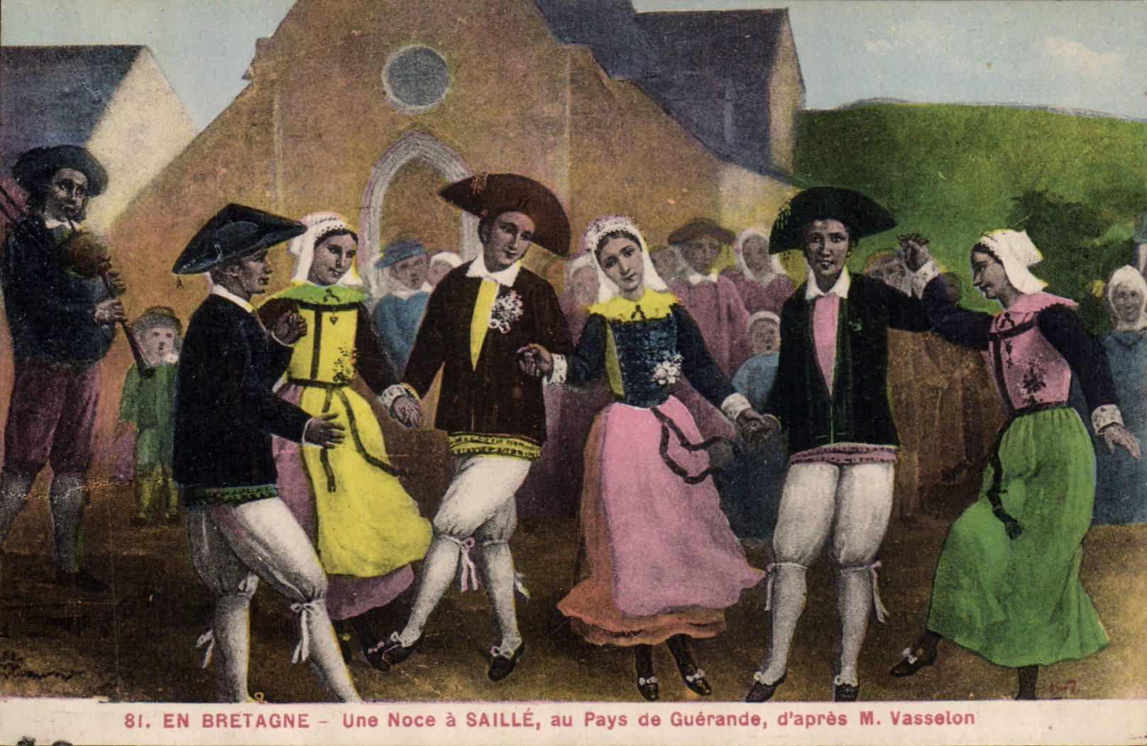 CPA Bretagne Une noce a Saille au pays de Guerande Vasselon Folklore