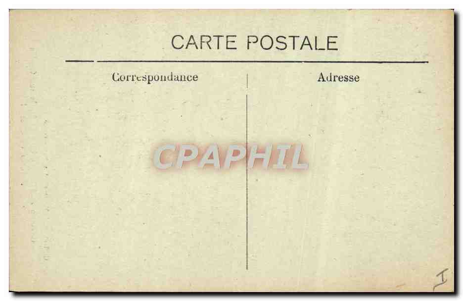CPA Indiens Aix en Provence La halle aux grains Fronton de Chastel Affiche Buffalo Bill — Rückseite