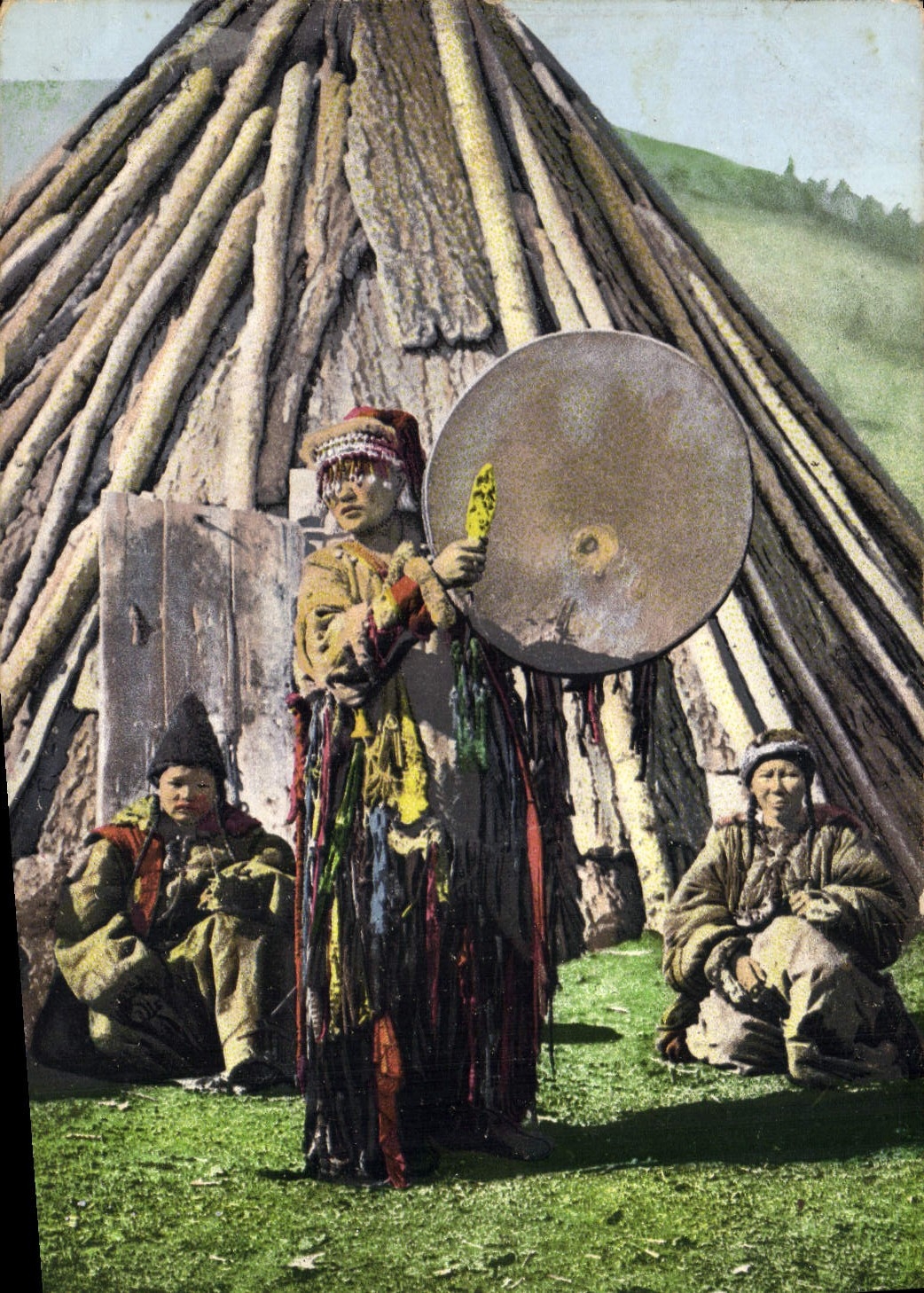 CPA Indiens Un jaman sorcier d'Altai 
