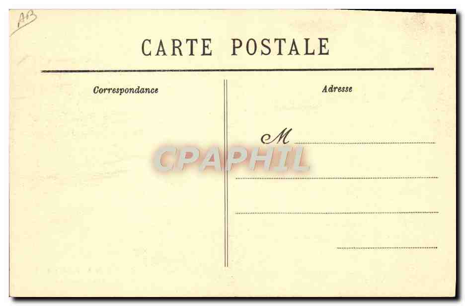 CPA Manufacture du chateau du parc Vue d'ensemble Tabac Balsan — Rückseite