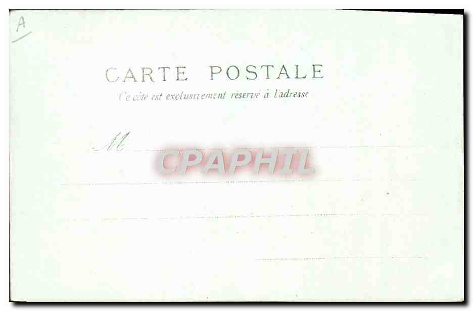 CPA Paris Exposition universelle 1900 Les manufactures de Tabac  — Rückseite