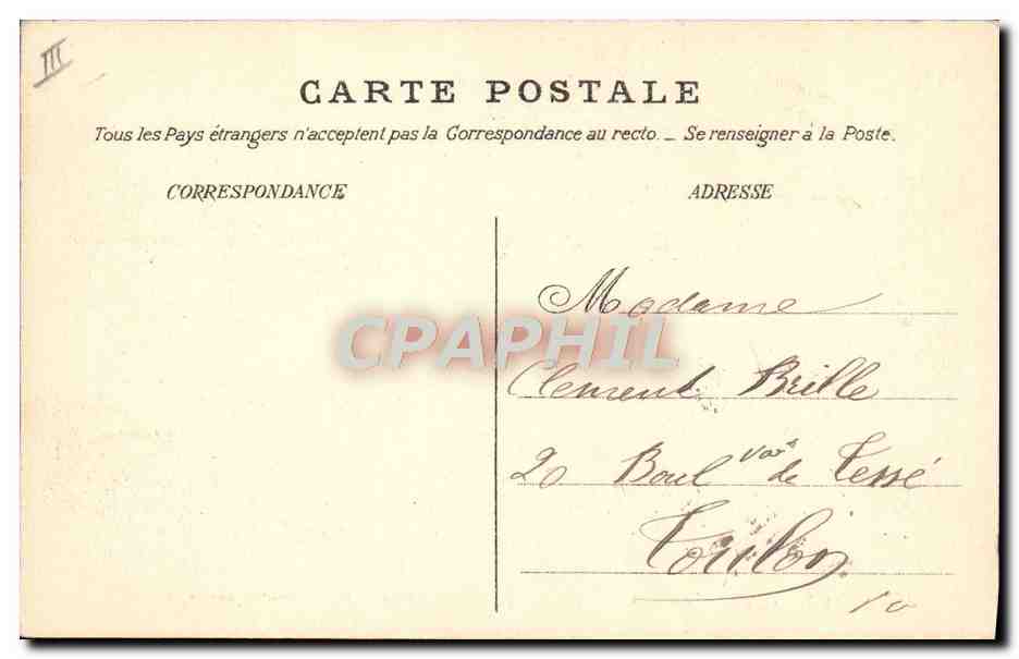 CPA Folklore Types arabes Mauresque fumant le narguileTabac  — Verso
