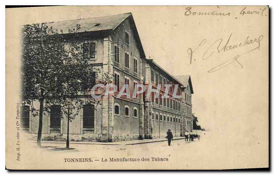 CPA Tonneins La manufacture de tabacs 