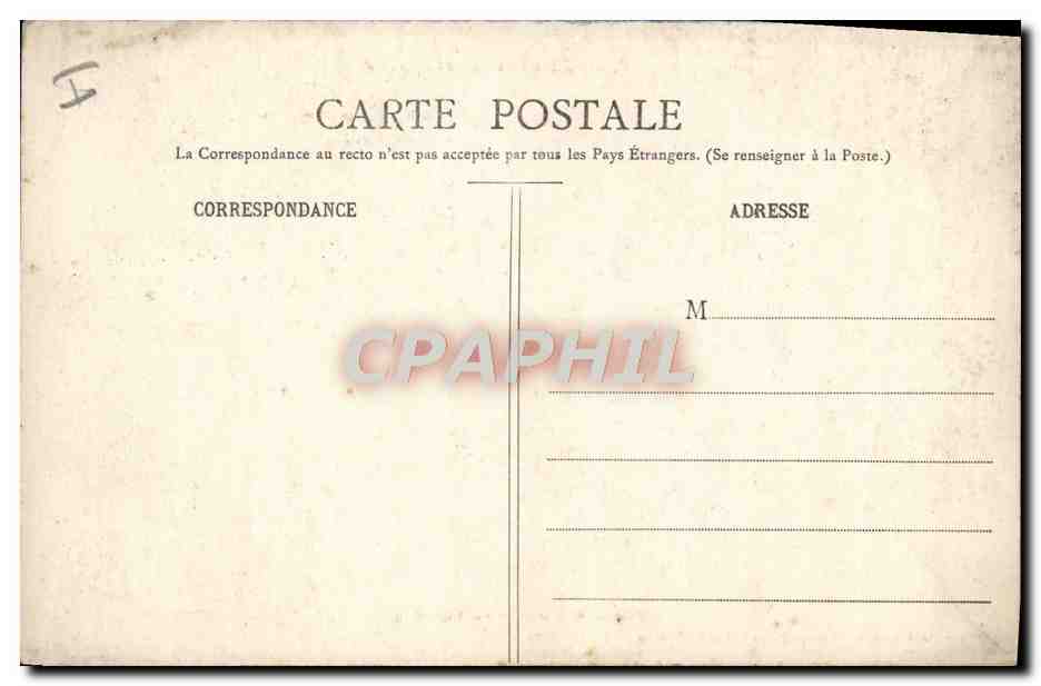 CPA Vallee de Celles maison forestiere de Benameix  — Rückseite