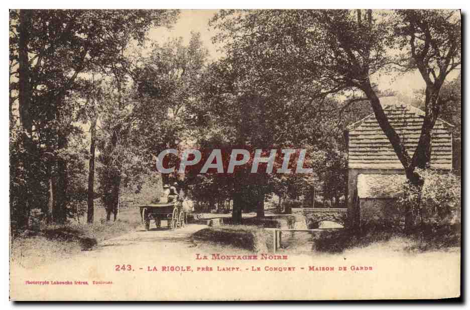 CPA La rigole pres Lampy Le Conquet Maison de garde