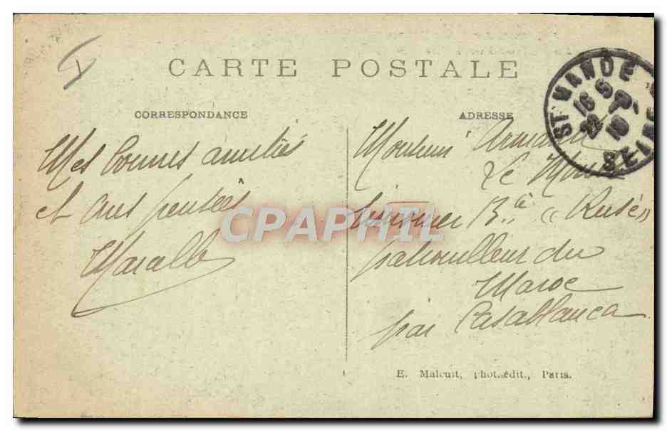 CPA Bois de Vincennes la maison forestiere  — Rückseite