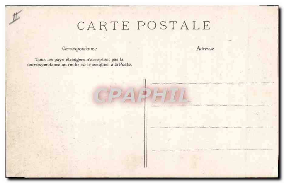 CPA A bete comme une oie l'amour donne l'esprit  — Rückseite