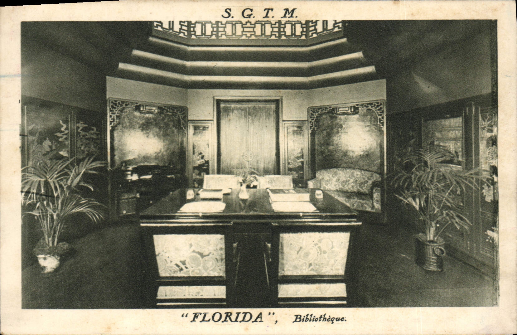 Bibliothèque "Florida" — S.G.T.M. — Société Générale de Transports Maritimes