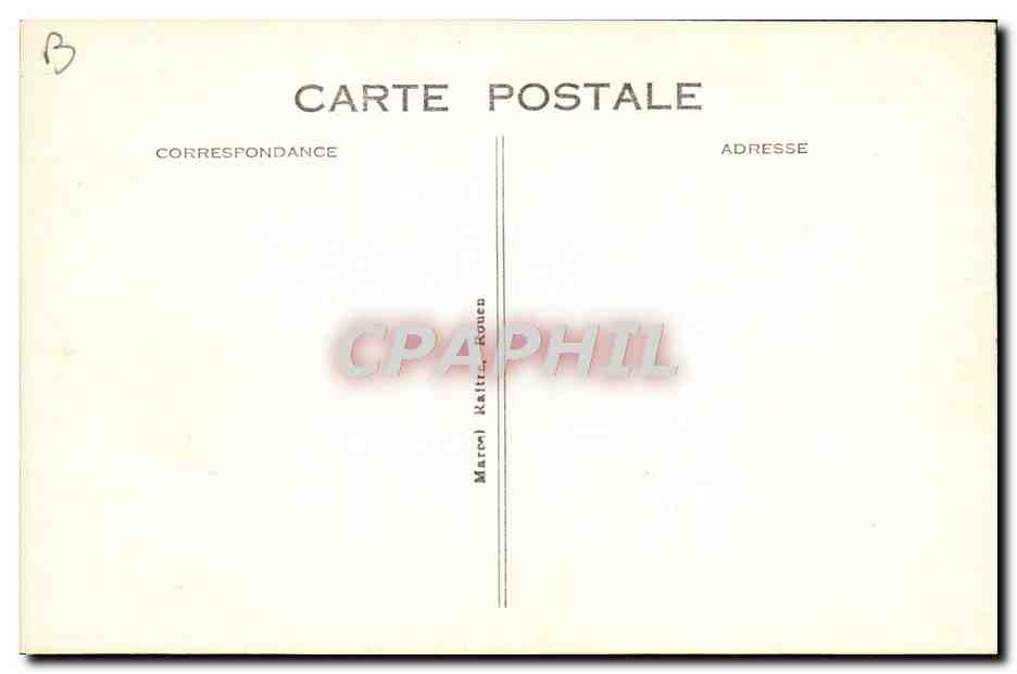 De Rouen au Havre à bord du "Félix-Faure" — Le Bac de Quillebeuf — éditeur CPAPHIL, n°19 — Achterkant