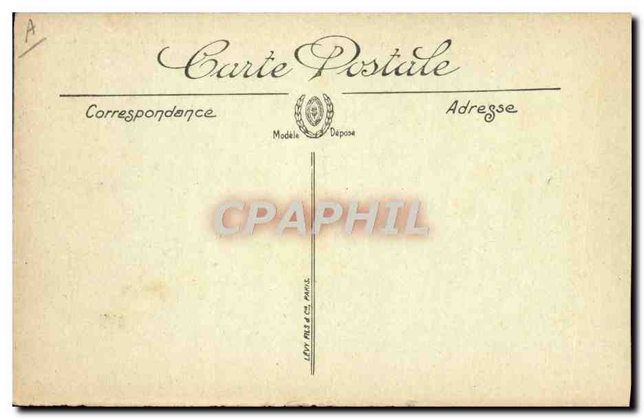 CPA Bateau Paquebot Saint-Nazaire France de la Cie Generale Transatlantique — Verso
