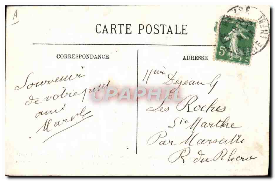 Le Havre — Le Transatlantique "France" dans le Port — LL. — N° 237 — Verso