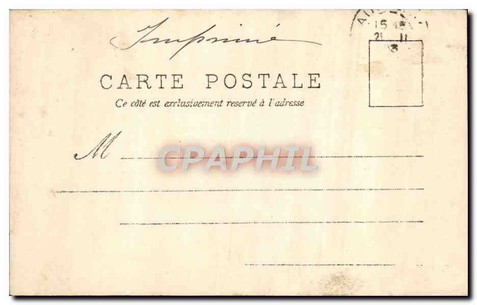 Couple en extérieur — scène de déception — M.H. Dupuy à La Ciotat, n°1 — Verso