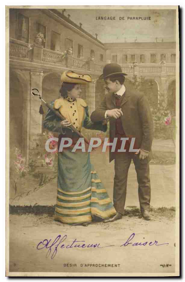 Langage de parapluie — Affection baiser — éditeur J.K. n°3
