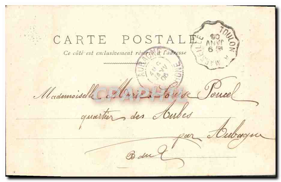 CPA Fantaisie Enfant Homme L'annee nouvelle — Rückseite